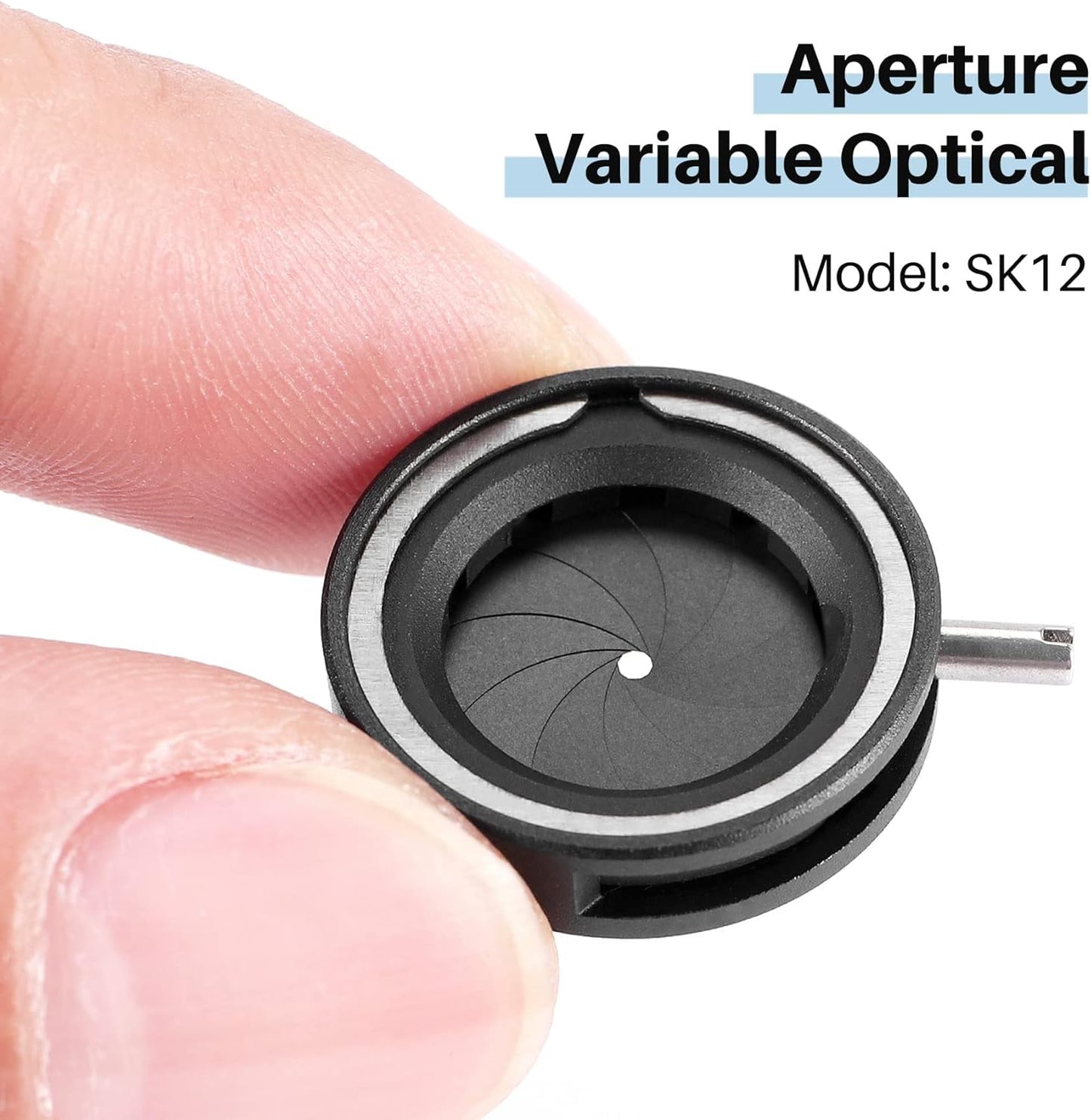 Srutueo SK12, 500042571A4 Manual Aperture Adjustable Mechanical Iris Diaphragm Iris Diaphragm for Digital Camera