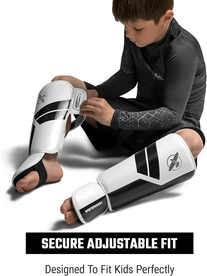 Hayabusa S4 Kids Shin Guards, Muay Thai, MMA, Kickboxing, Martial Arts