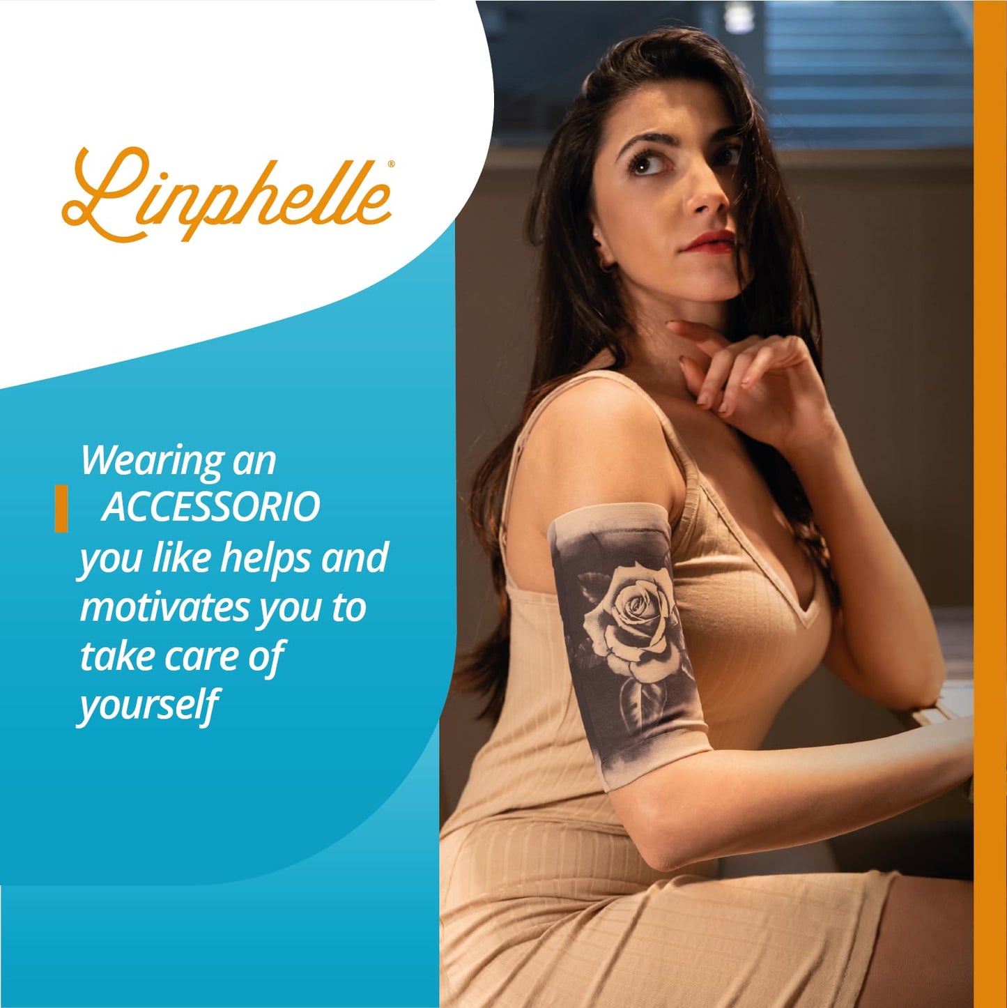 Linphelle Coverpicc PICC Line Cover – Fashionable Upper Arm Cover – Soft, Microfiber Arm Sleeve to Protect PICC Lines, Black, Size Small