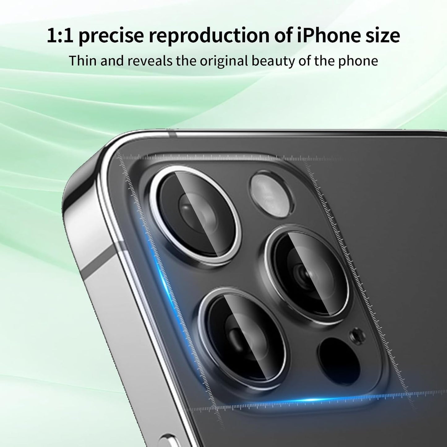 3 Pack 16 9H BLEUM CADE Camera Lens Protector for iPhone Pro Max, Full Coverage, Anti-Scratch, Hardness Tempered Glass