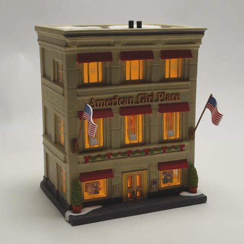 Department 56 Christmas In The City Village - American Girl Place Lit Building, 7.87 Inch, Multicolor