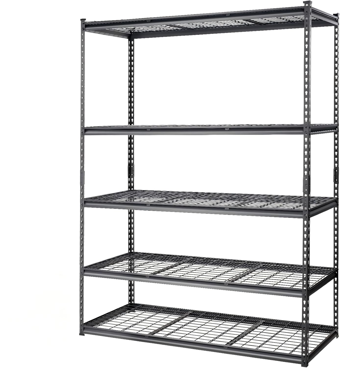 Towallmark Heavy Duty Storage Shelves 60 * 24in, 5 Tier Garage Storage Shelving, Adjustable Metal Storage Shelf Unit, Easy Assemble Garage Storage Shelving