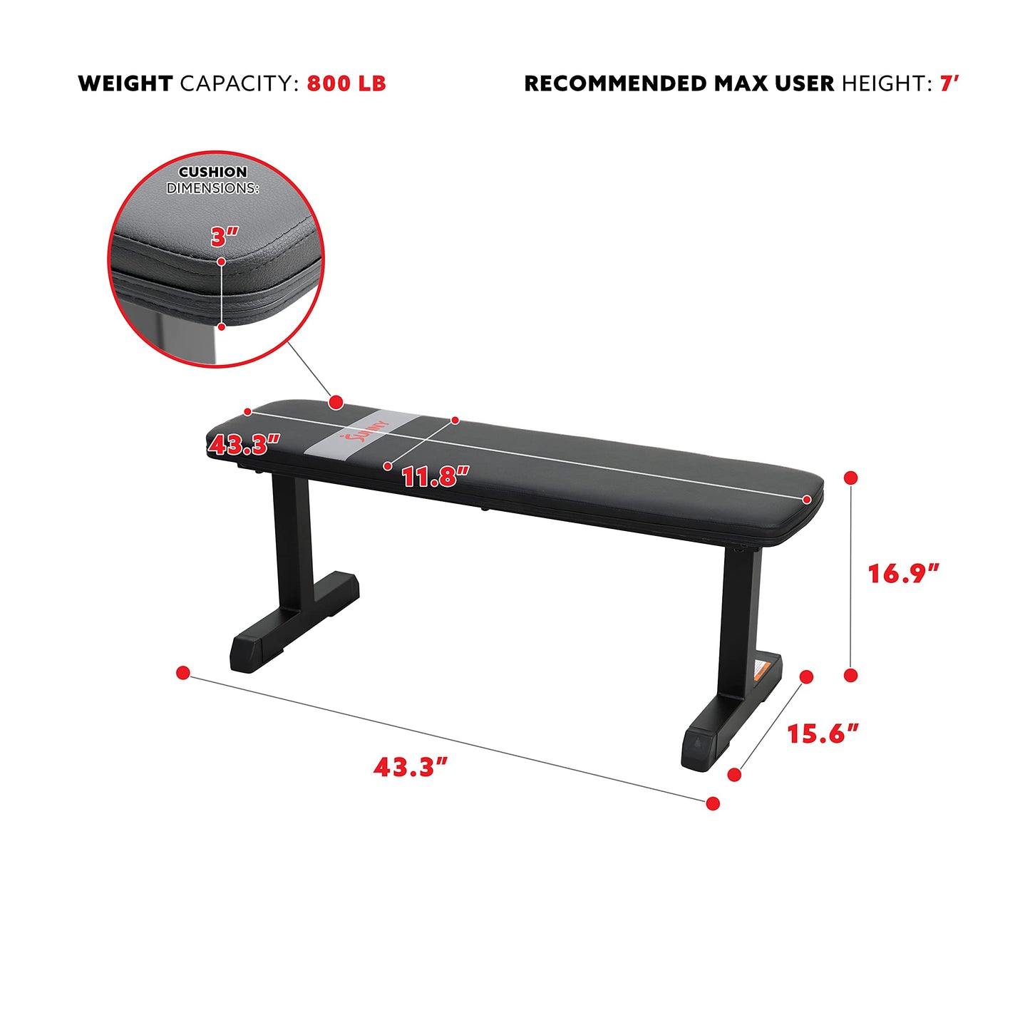 Sunny Health & Fitness Power Rack - SF-BH6802 Attachment Bundles SF-BH620037
