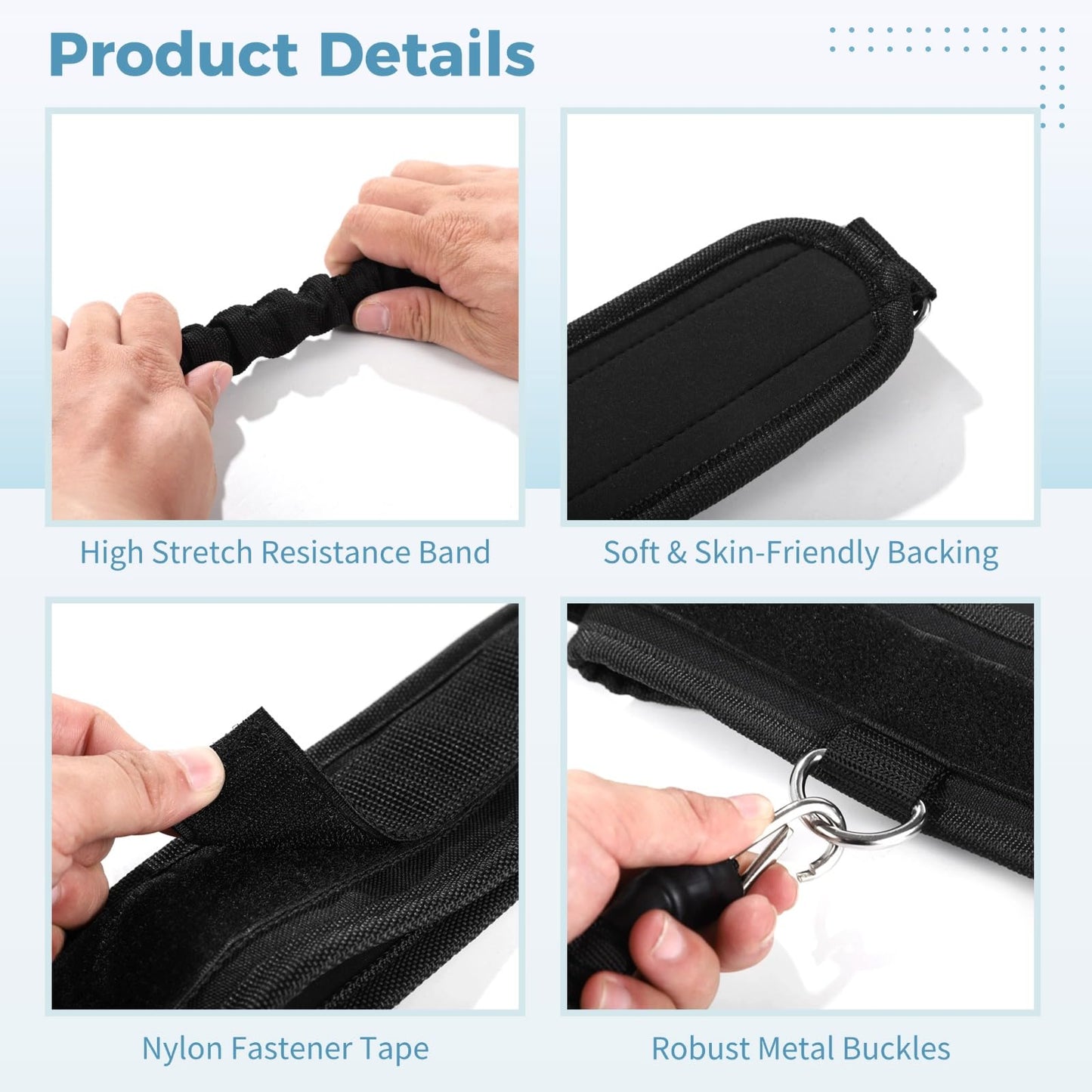 COSYOO Vertical Jump Trainer, Leg Strength Resistance Belt, Jump Training Equipment, Adjustable Leg Strength Training Belt for Basketball, Volleyball, Football, Tennis, Squat and Agility Workouts (C)