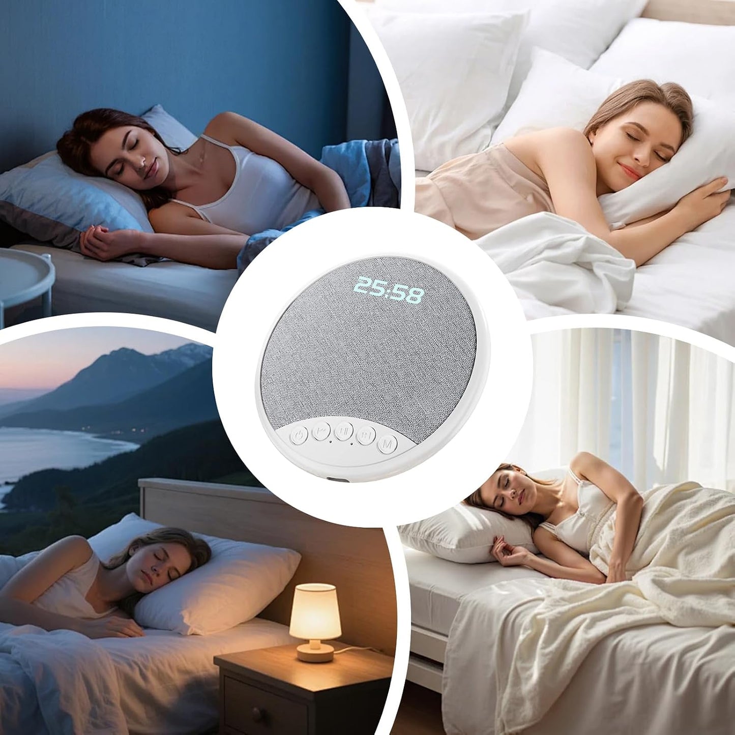 Generic 1 Pillow Speaker, Wireless Portable Audio, Piece, Under Pillow Speakers, Private Sleep Headphones, White Noise