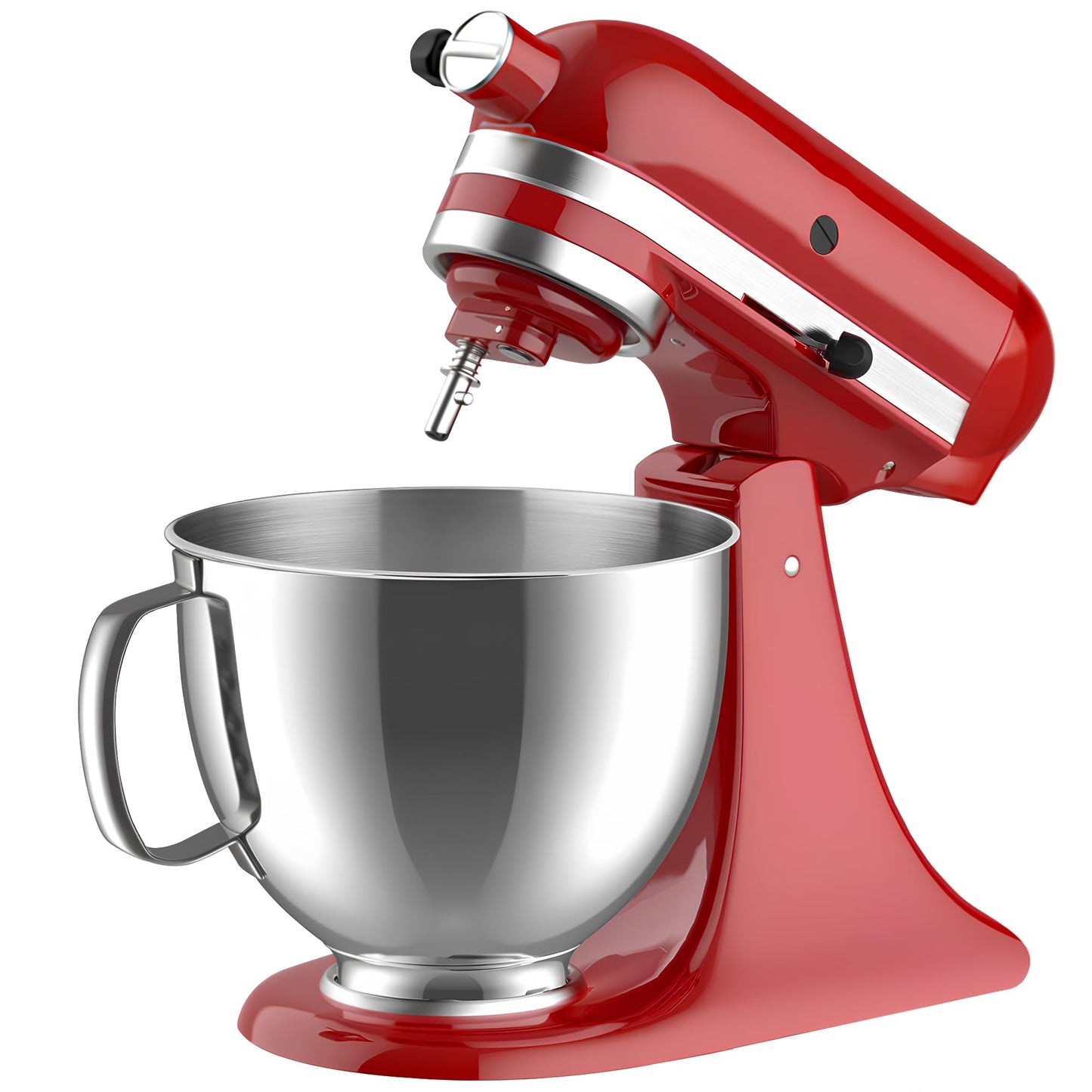 Stainless Steel Mixer Bowl for KitchenAid Artisan & Classic Series 4.5 Quart / 5 Quart Tilt-Head Stand Mixers, KSM150 Stainless Steel Bowl Replacement, Mixing Bowl for KitchenAid, Silver