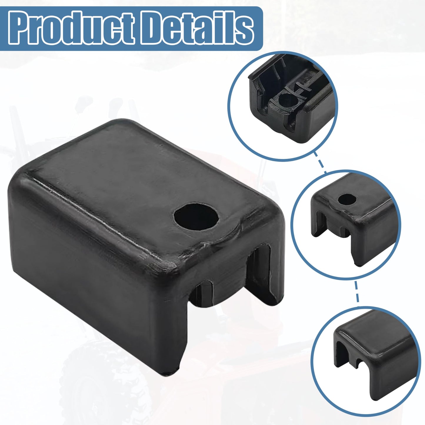 ZHNsaty 731-04216A Dual Cable Fitting Holder Fits MTD Craftsman Troy-Bilt Yard Machines Snowblowers