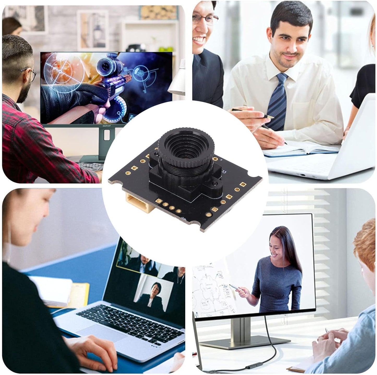 Eujgoov 1MP W202012HD V33 42 1MP CMOS OV9726 USB2.0 40cm 15.7in Camera Module Horn Lens USB Camera Module Mini Webcam