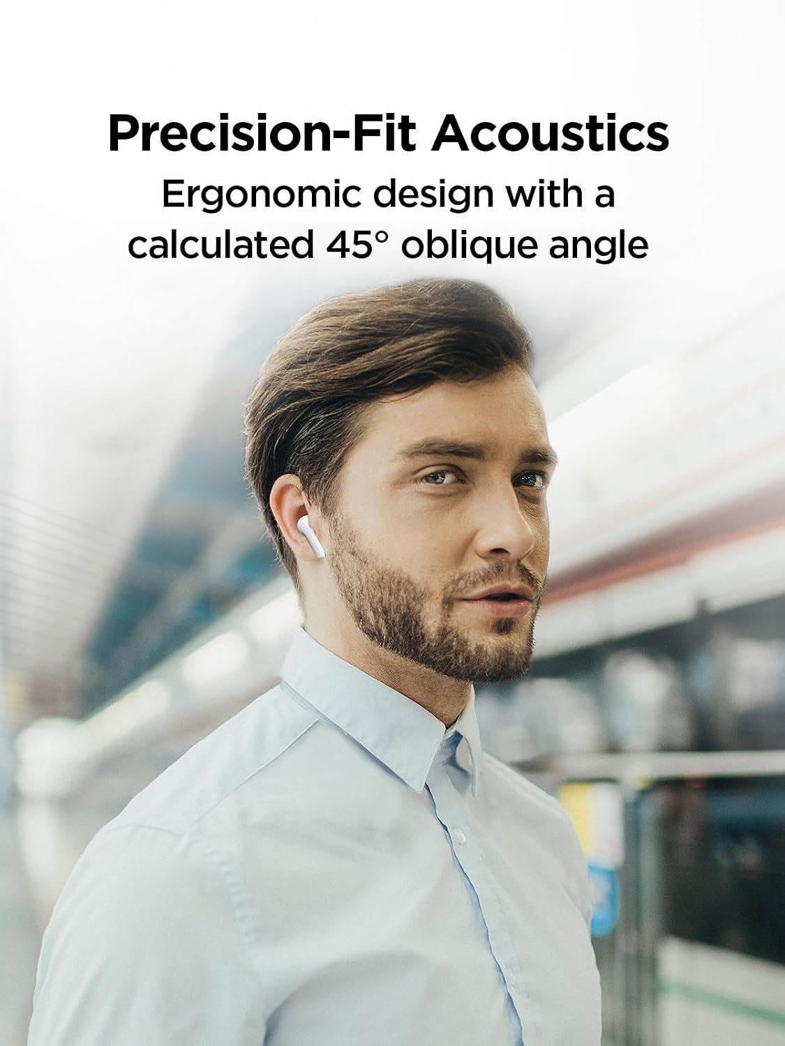 1MORE Q20 Wireless Earbuds (Elegant White)