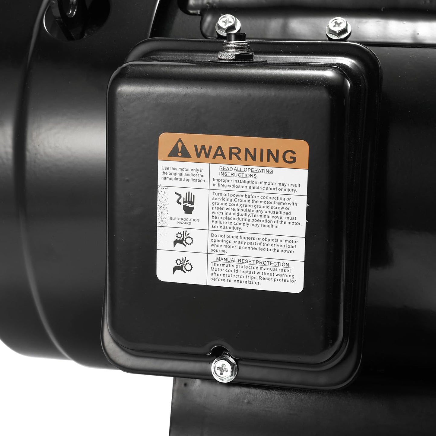 ZFQPTO 23172604 7.5HP Air Compressor Motor Single Phase 230V 3450 RPM, 213T Frame Electric Motor, Replacement for 45465101