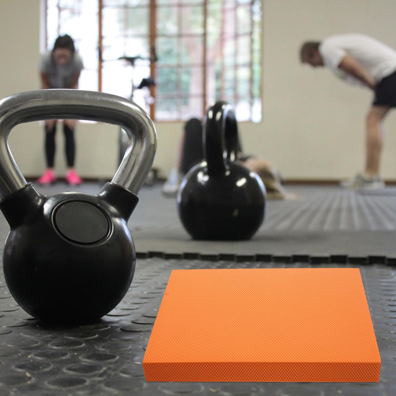 OHPHCALL Balance Pad Stability Trainer Anti-Slip Exercise Mat for Yoga Core Training Rehabilitation Cushion Thick Non-Slip Fitness Equipment 15.74X12.99X1.77In Portable