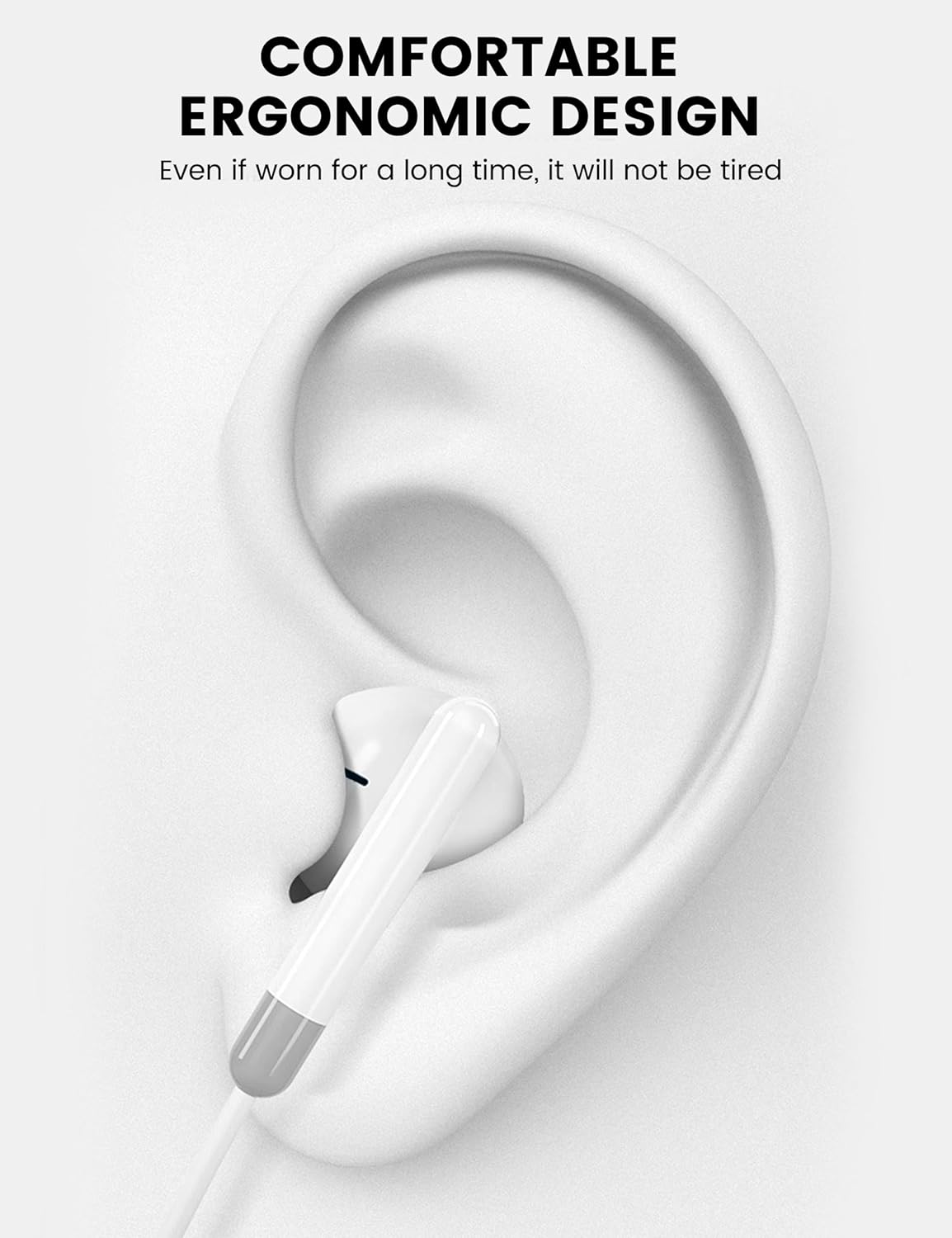 Fidioto 2Pack 4.0Ft 3.5mm MP3 Wired Earbuds with Microphone, Length Wired in-Ear Headphones, Jack Wired Earphones