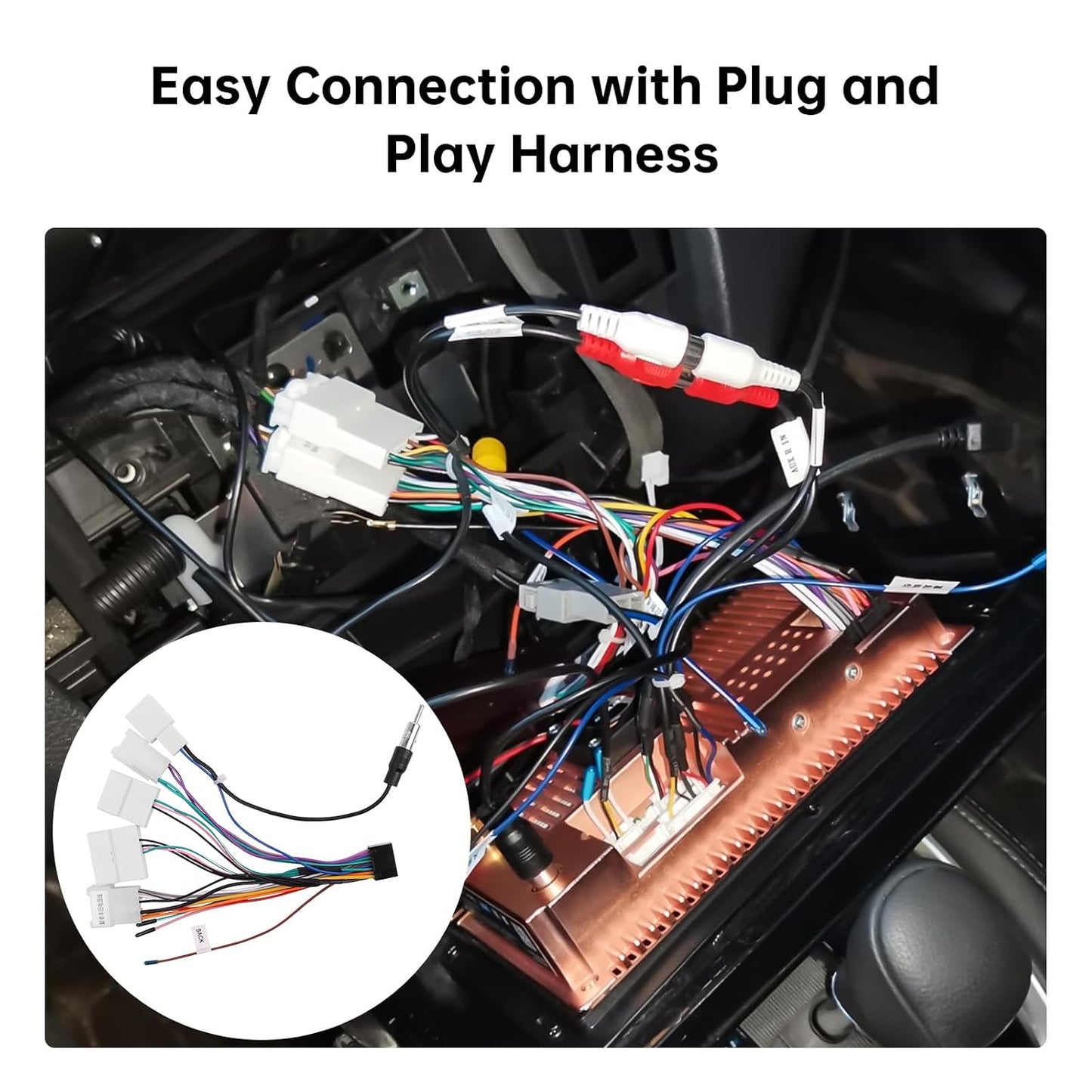 16PIN RAV4 Car aftermarket Radio Wiring Harness for Toyota Camry Corolla Tundra Highlander Car Stereo Wire Harness