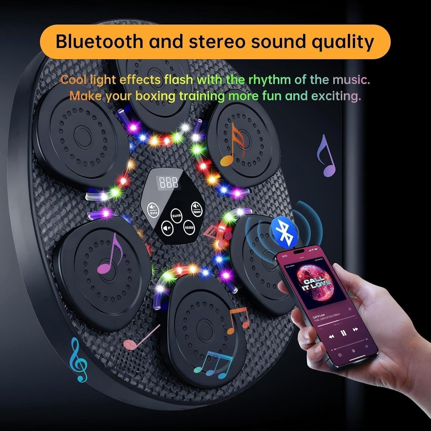 Smart Music Boxing Machine with Gloves, Fun Boxing Game Gift for Kids and Adults
