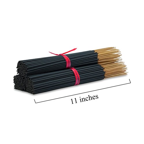 Citronella Exotic Incense Sticks 11 Inch - Bulk 1 Bundle 85 to 100 Sticks - Natural 11" Long Lasting Aroma That Burns for 45 to 60 Minutes.