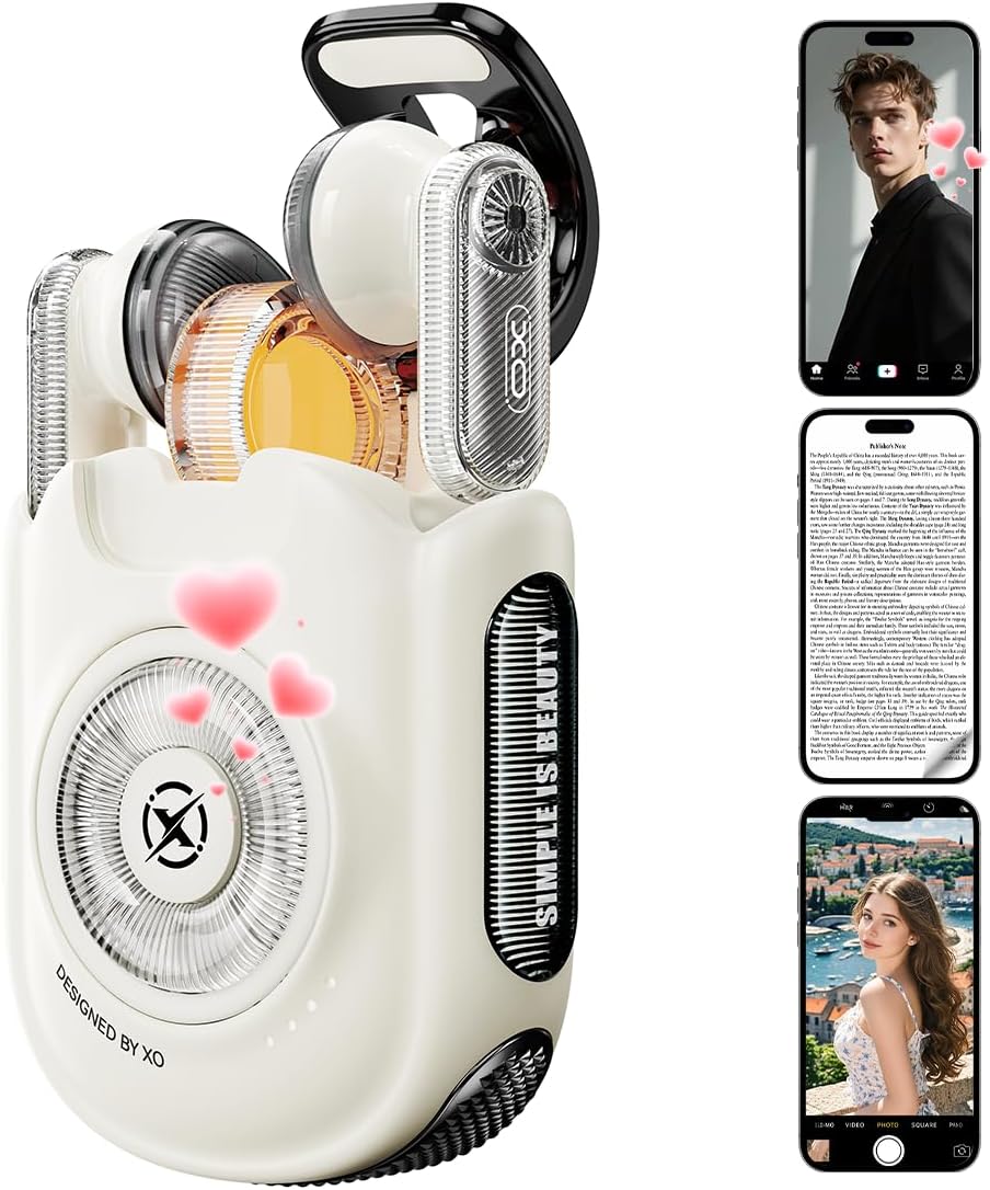 5.4 IPX5 Commute Wireless Earbuds with Video Control & Camera Shutter, BT HiFi Stereo Sound, Long Playtime, Fast