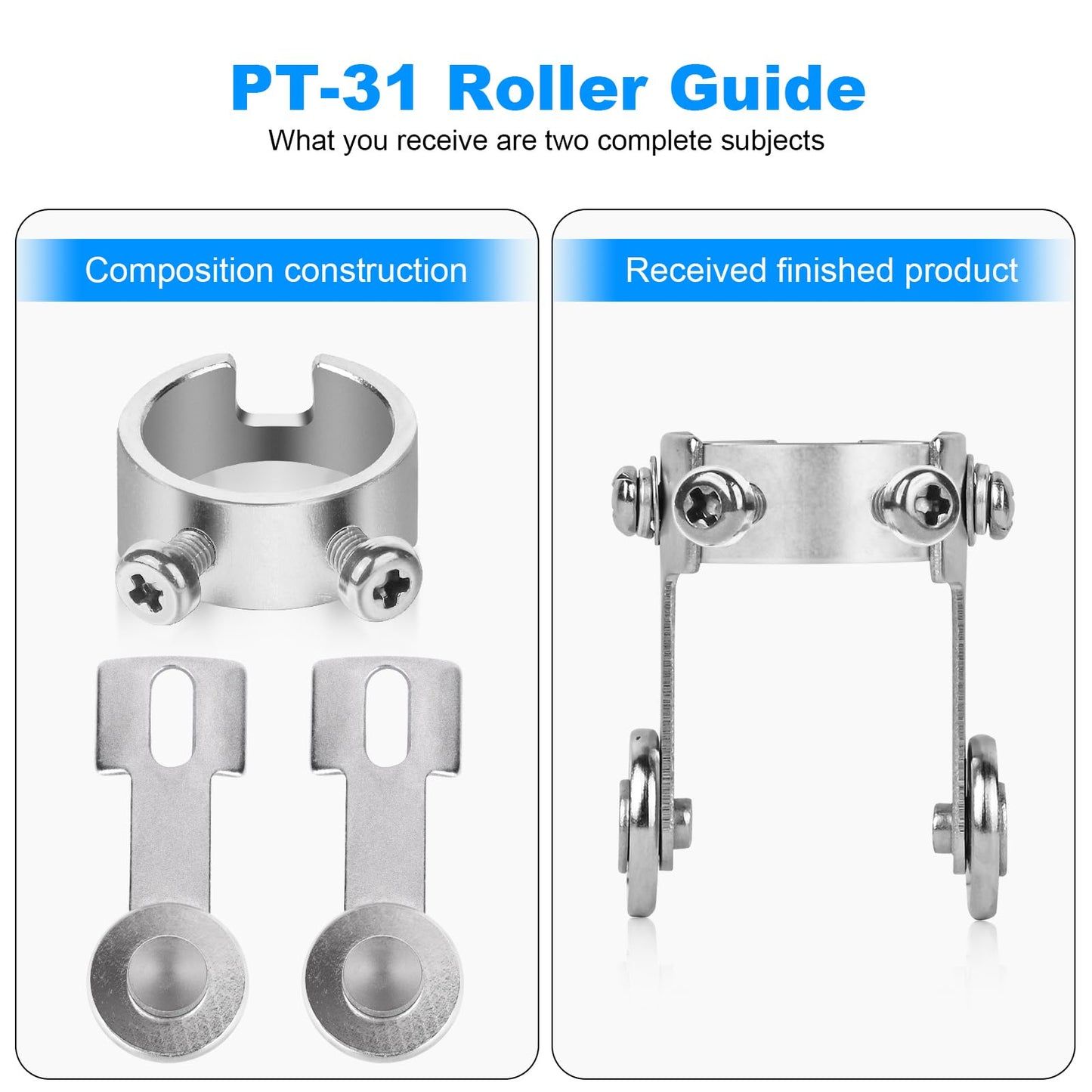 Reboot 60A Plasma Cutter Dual Voltage 120V/240V with Reboot 2PCS PT-31 Roller Guide Wheel Spacer Circle Compass Stand Off