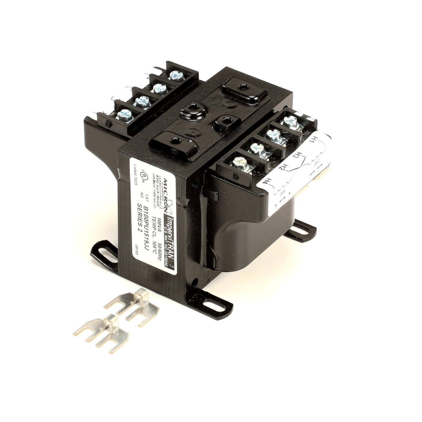 Hubbell Heaters B100PU1519JJ Transformer 480-208V 100 Va