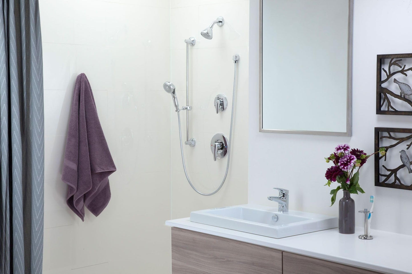Moen T9342EP15 Commercial Posi Temp Transfer All Metal Trim Kit 1.5 GPM (Valve Not Included), Chrome