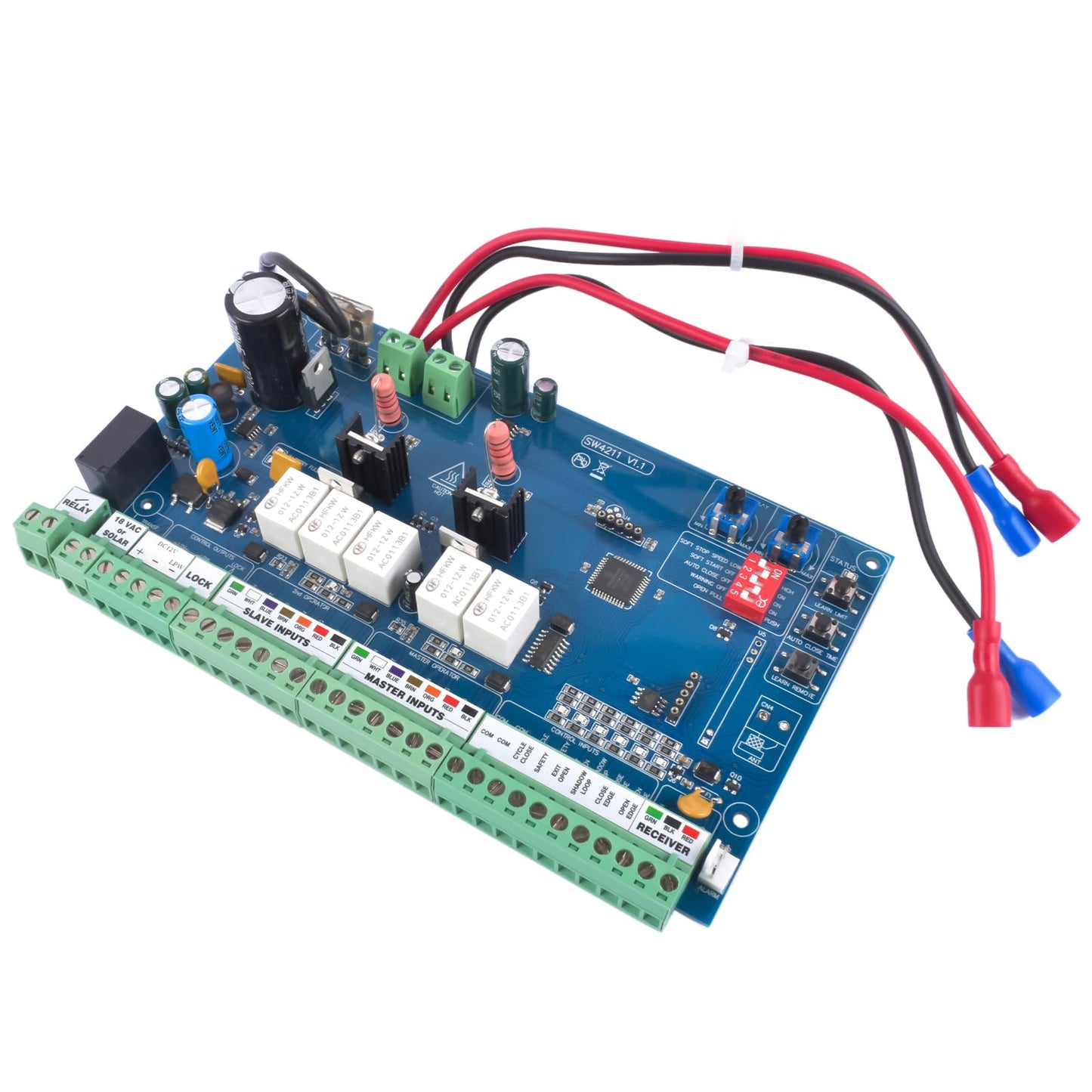 Lamerto R4211 Control Board Replacement for GTO/Mighty Mule Gate Openers FM500 PRO-SW2500, PRO-SW2502, PRO-SW3000XL FM500/FM502, MM560/MM562