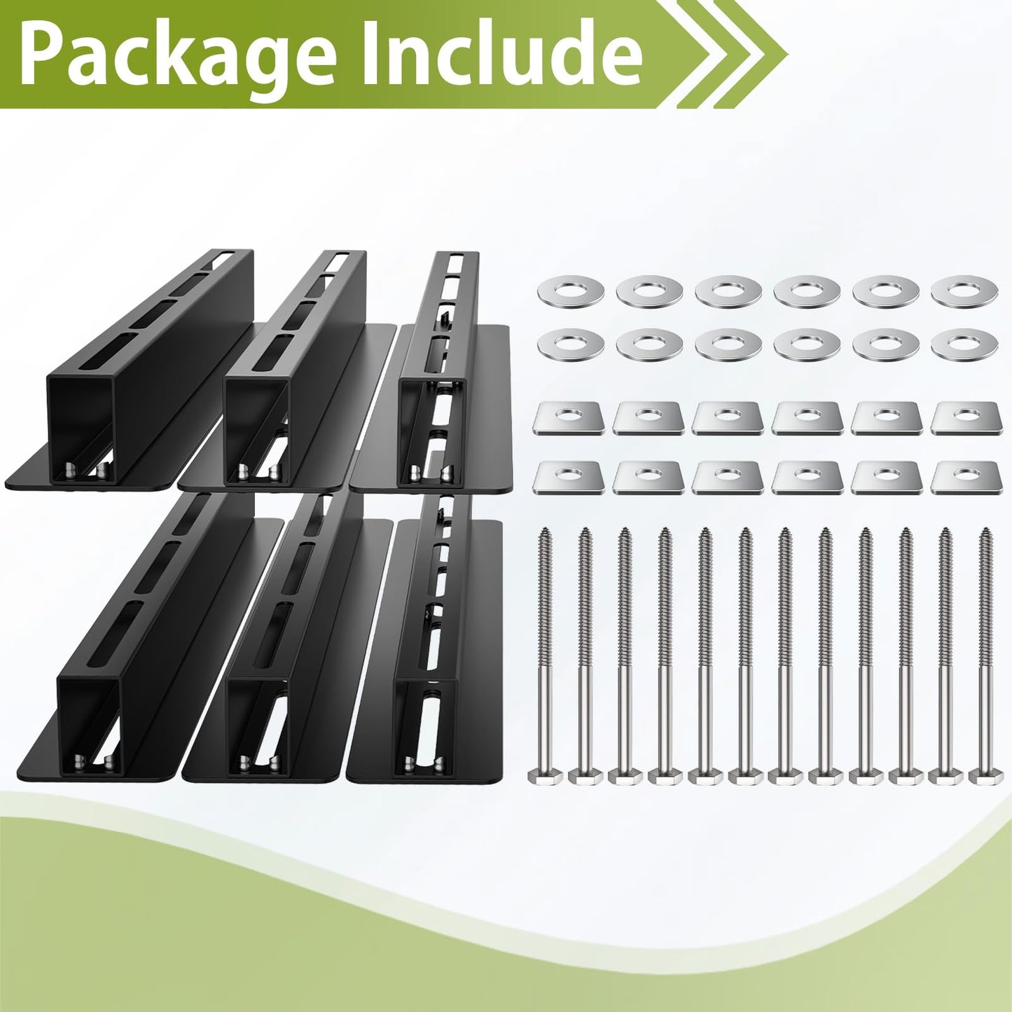 Fengone Heavy Duty Ceiling Storage Rack,Overhead Garage Storage Rack,Powder Coated Tote Storage Racks for Garages, Sheds, Storerooms (6 PCS, for 5 Bins)