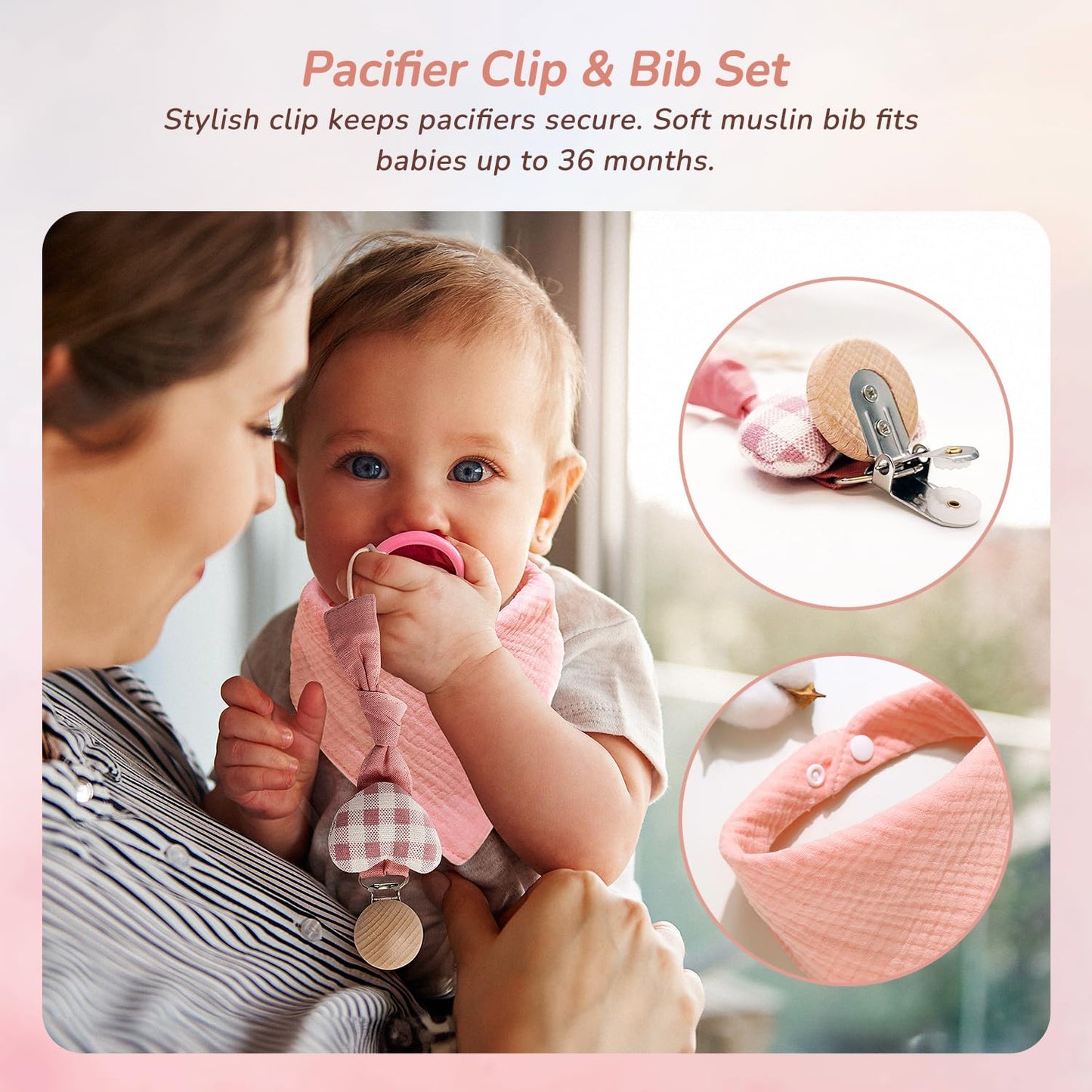Strawberry Fairy 10 PCS Baby Gift Set - Adorable Newborn Essentials for Girls | Perfect Gender Reveal Basket