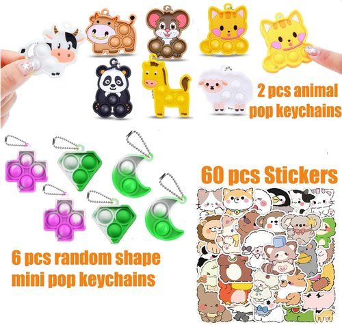 125 Pcs Prizes Treasure Box Toys for Classroom,Easter Basket Egg Fillers Party Favors for Kids, Prize Box Toys for Kids Classroom, Pinata Filler, Goodie Bags Stuffers, Treasure Chest Carnival Prizes