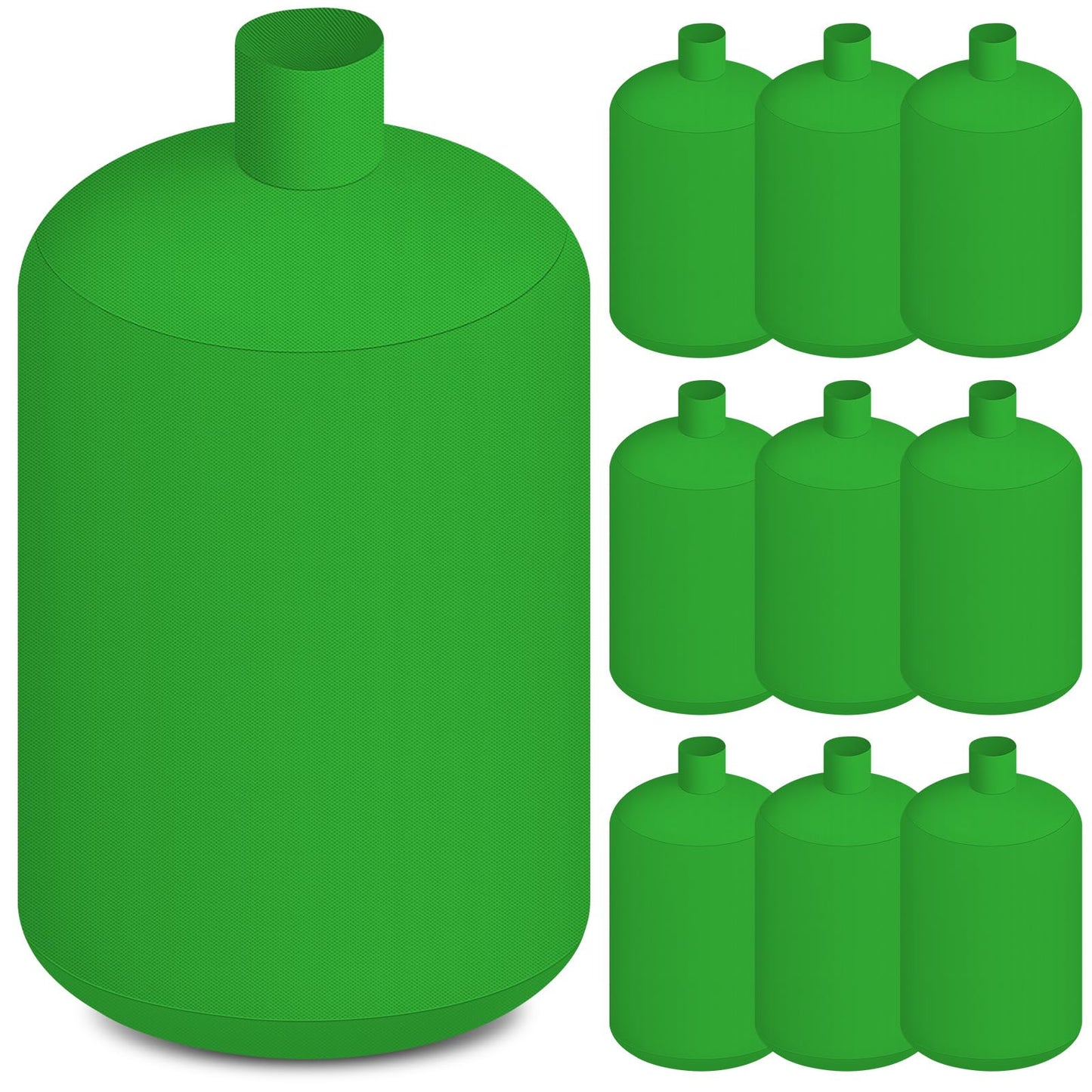 Pangda 10 Pack Insulation Removal Vacuum Bag Bulk 6 x 4 ft Heavy Duty Attic Low Dust Bag Holds 75 Cubic ft 400 Lbs Compatible with Insulation Hoses Easy-fill Spout & Lowest Dust Filter (Green)