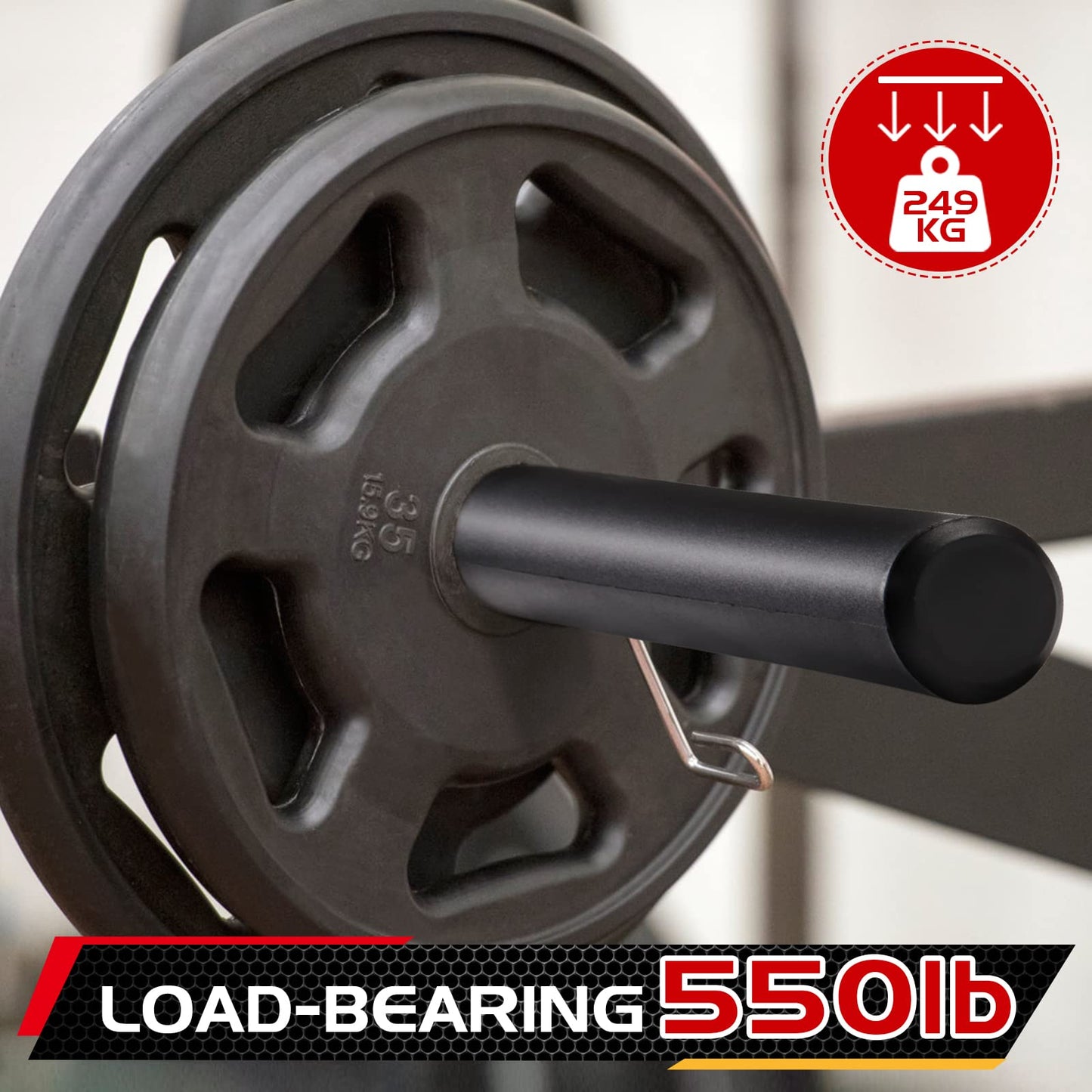 LIIIIIIKES Olympic Adapter Sleeve - Converts 1" Standard Weight Plate Posts to 2" Olympic Weight Plate Posts (Pair) (11 inch)