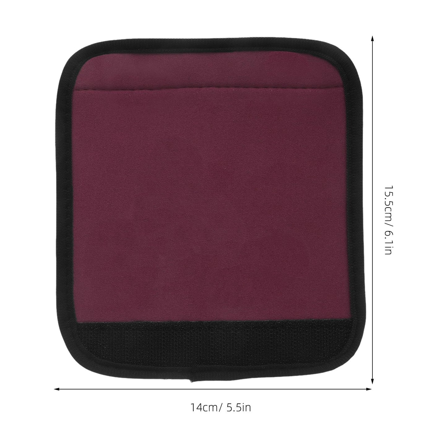Beavorty 2pcs Barbell Sleeve Gym Equipment Grip Pads Anti-Slip Weight Lifting Covers Detachable Burgundy Pull-up Bar Accessories for Strength Training