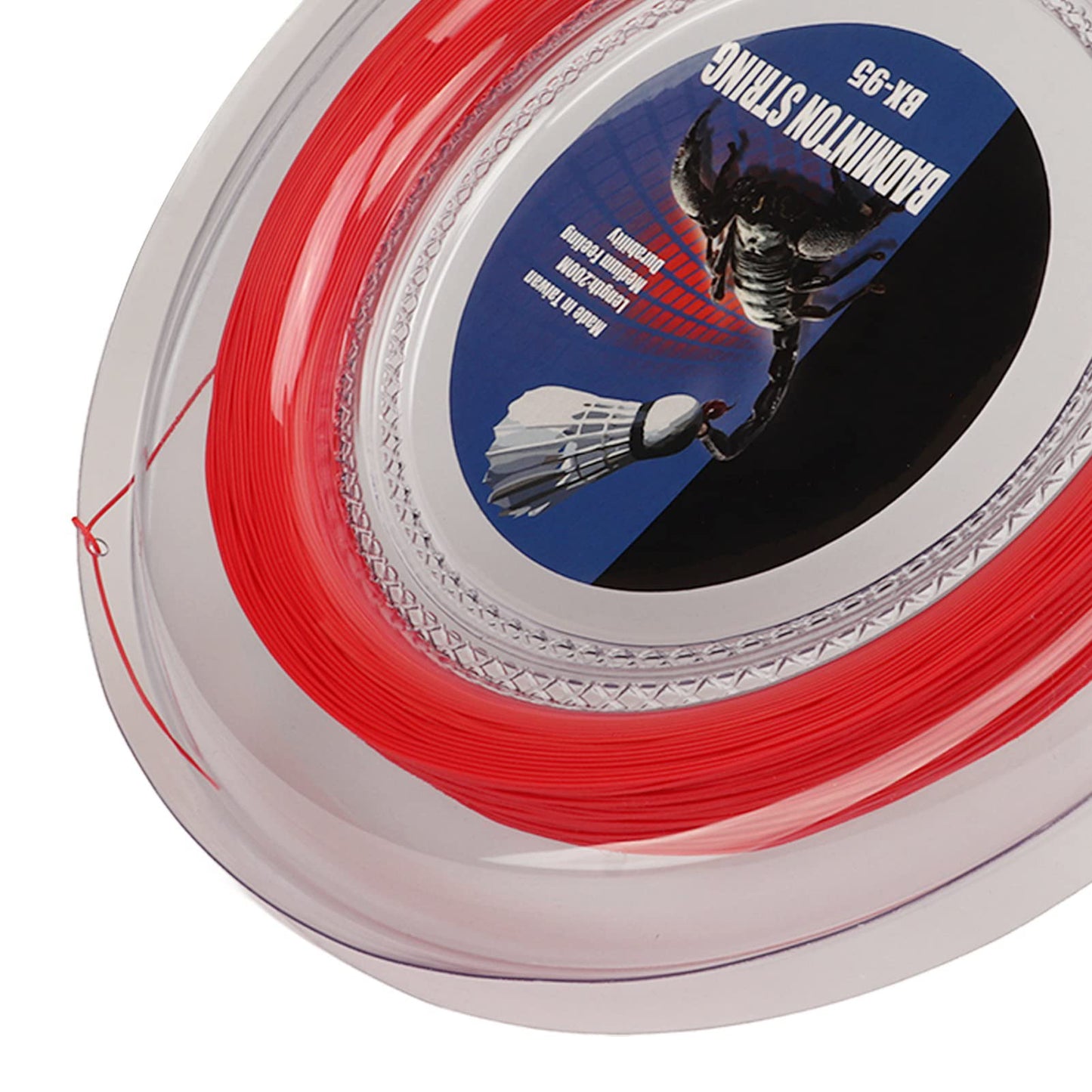 Keenso Badminton Racquet String, 200m Resin Fibre for Training, Competition, Home, and Professional Use