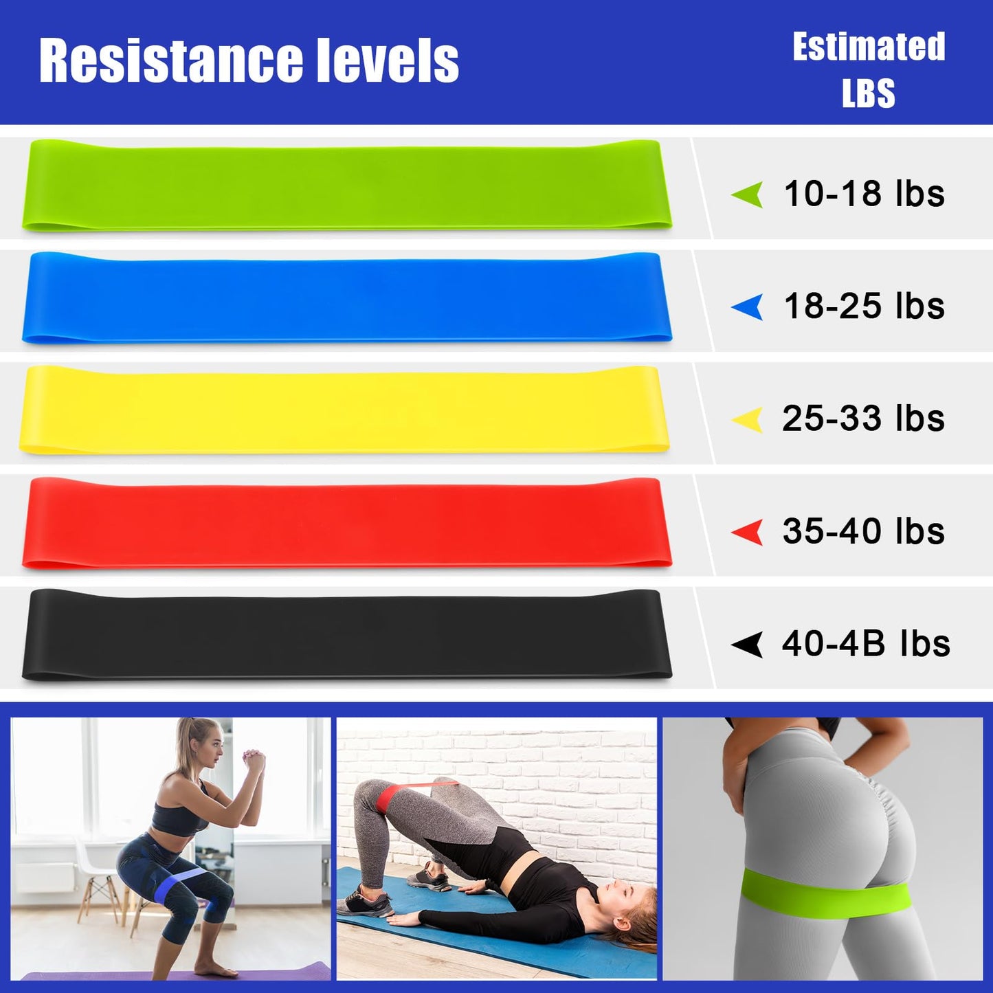 Silipull 10 Pcs Pilates Ring Blocks Set for Women Home Yoga Equipment Accessories Pilates Ring Circle and Ball Workouts Gift Include Ball Yoga Circle Resistance Bands Block Straps Gym Bag(Black)