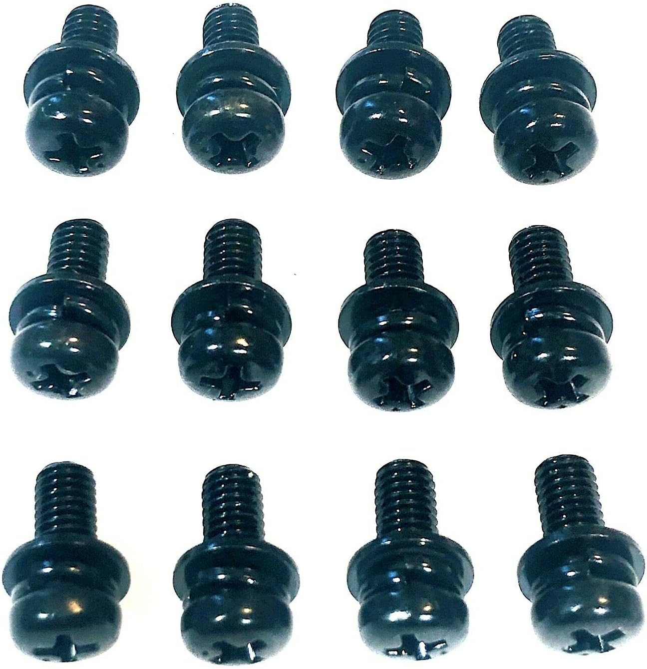 FocalTop LC-40D78UN, LC-46D78UN, LC-40D68UT Replacement TV Base Stand Pedestal Leg Screws for Sharp