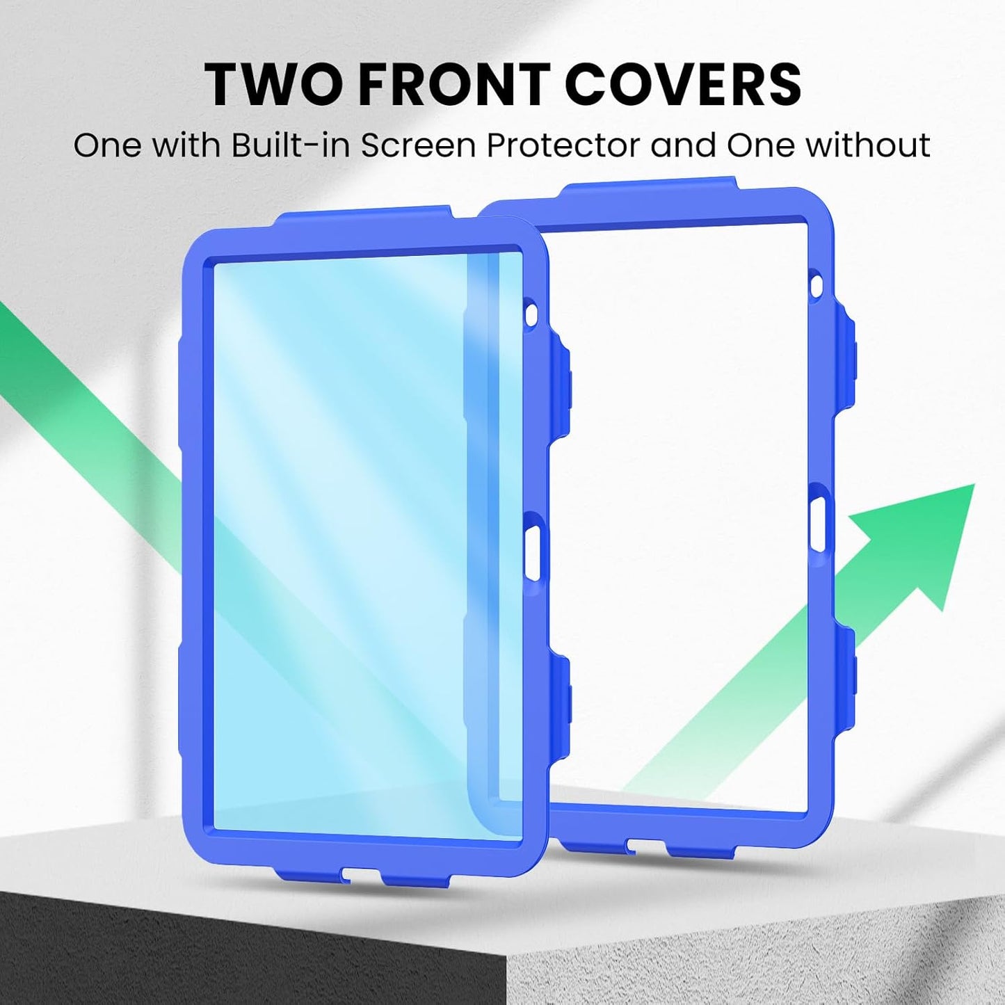 SEYMAC (A16) 11th/10th 2025/2022 (11/10.9), Case for iPad Generation Heavy Duty Full-Body Shockproof Protective Case