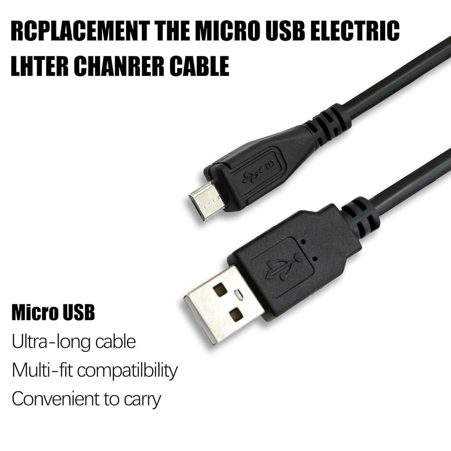 KKPOERT V4.0 (5FT Replacement Micro USB Data Power Charger Charging Cable Compatible with Old Version Doss SoundBox