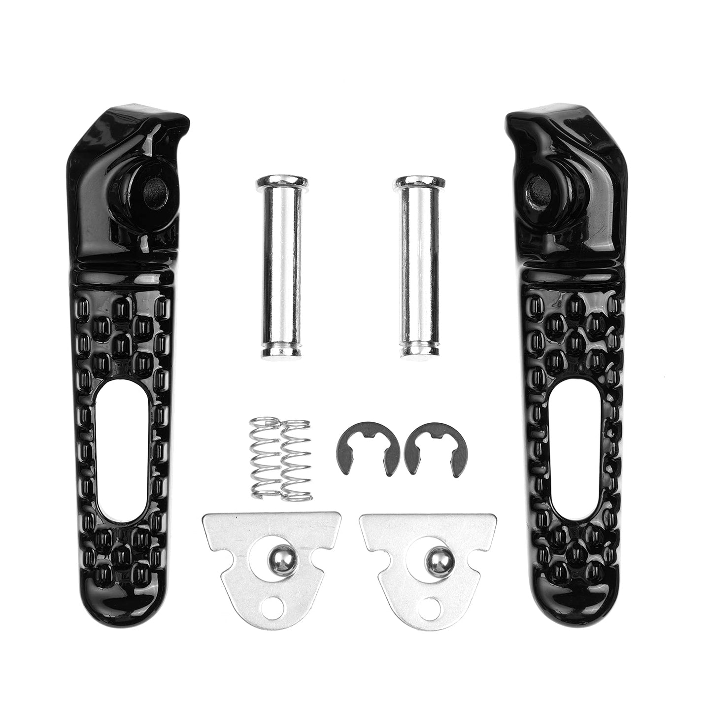 VPZMT Rear Foot Pegs Footrests Pedal for Honda 2003-2023 CBR 600RR, 2004-2016 CBR1000RR (Rear-Black)
