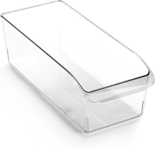 BINO Plastic Storage Bins - Large Multi-Use Fridge/Freezer Organizer | BPA-Free with Built-In Handle