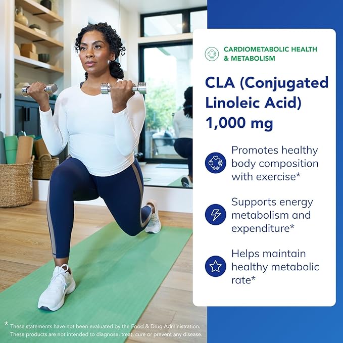 Pure Encapsulations CLA (Conjugated Linoleic Acid) 1,000 mg | Promotes Healthy Body Composition with Exercise* | 60 Softgel Capsules