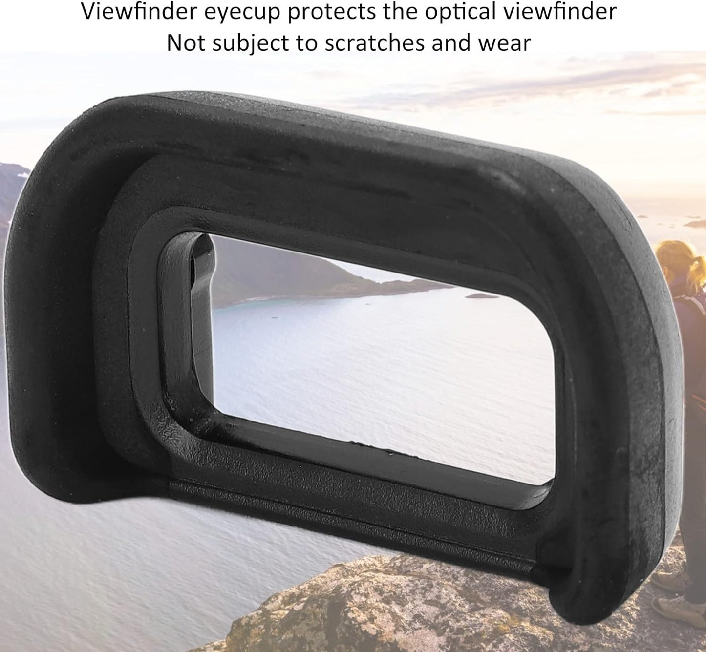 Set, EP17 A6600, A6500, A6400 Sanpyl Camera Eyepiece Eyecup Viewfinder Eye Cup Eyepiece Eyecup with Cold Shoe Cover
