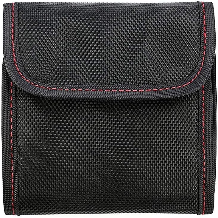 2PCS 3-Pocket 25mm-82mm DomeStar Filter Case, Camera Lens Filter Carry Case Professional Photography Filter Holder Belt