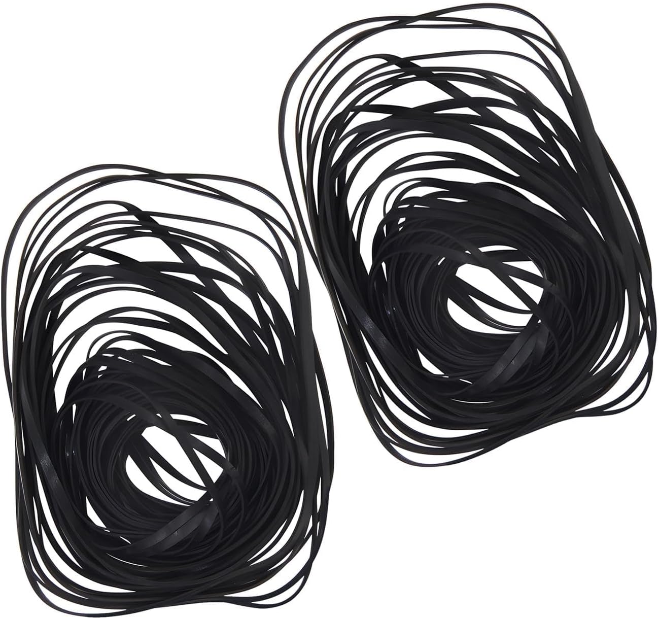MEFONKOU 40-135mm Cassette 2mm 100 Recorder Rubber Belts Mix Flat Belt for Repair Maintenance Tape Machine DVD CD LD
