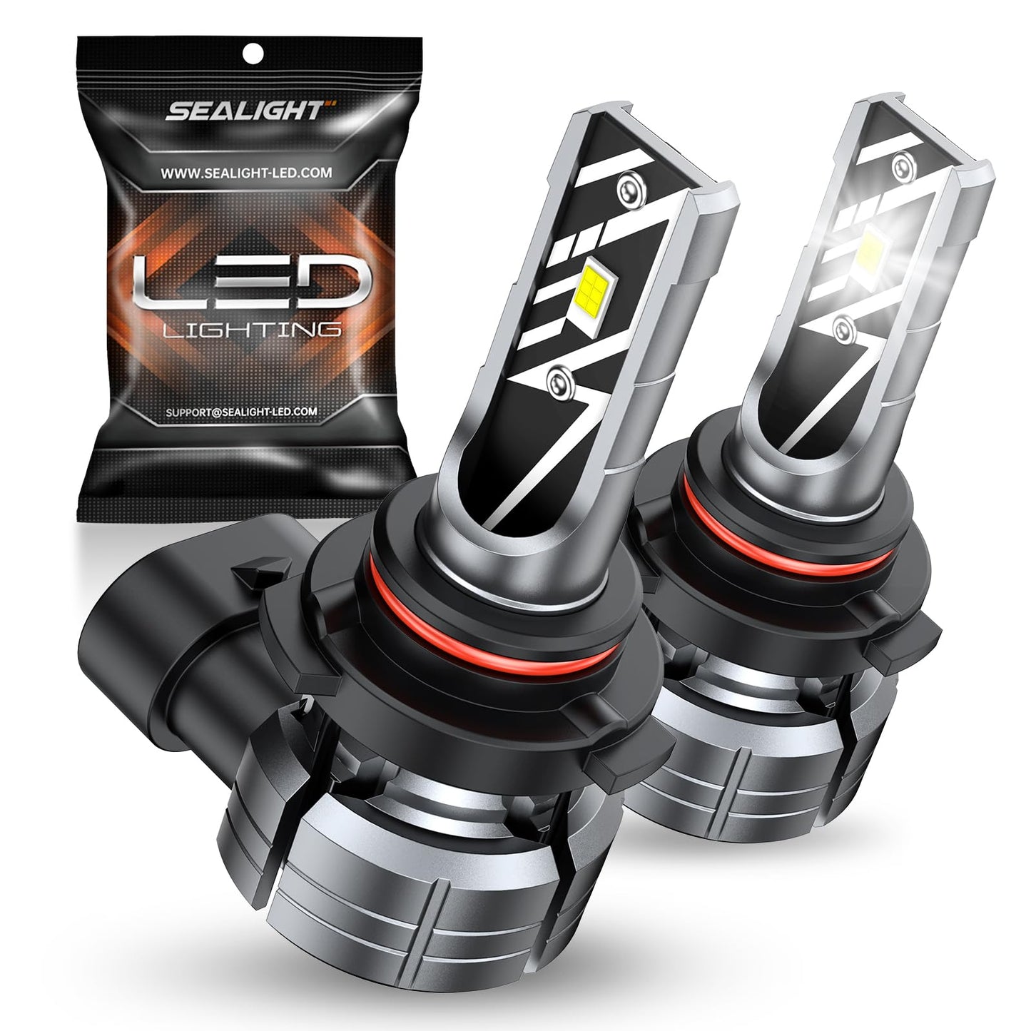 SEALIGHT H10 9145 LED Fog Light Bulbs, 10000LM, 6000K Cool White, Non-polarity, Pack of 2