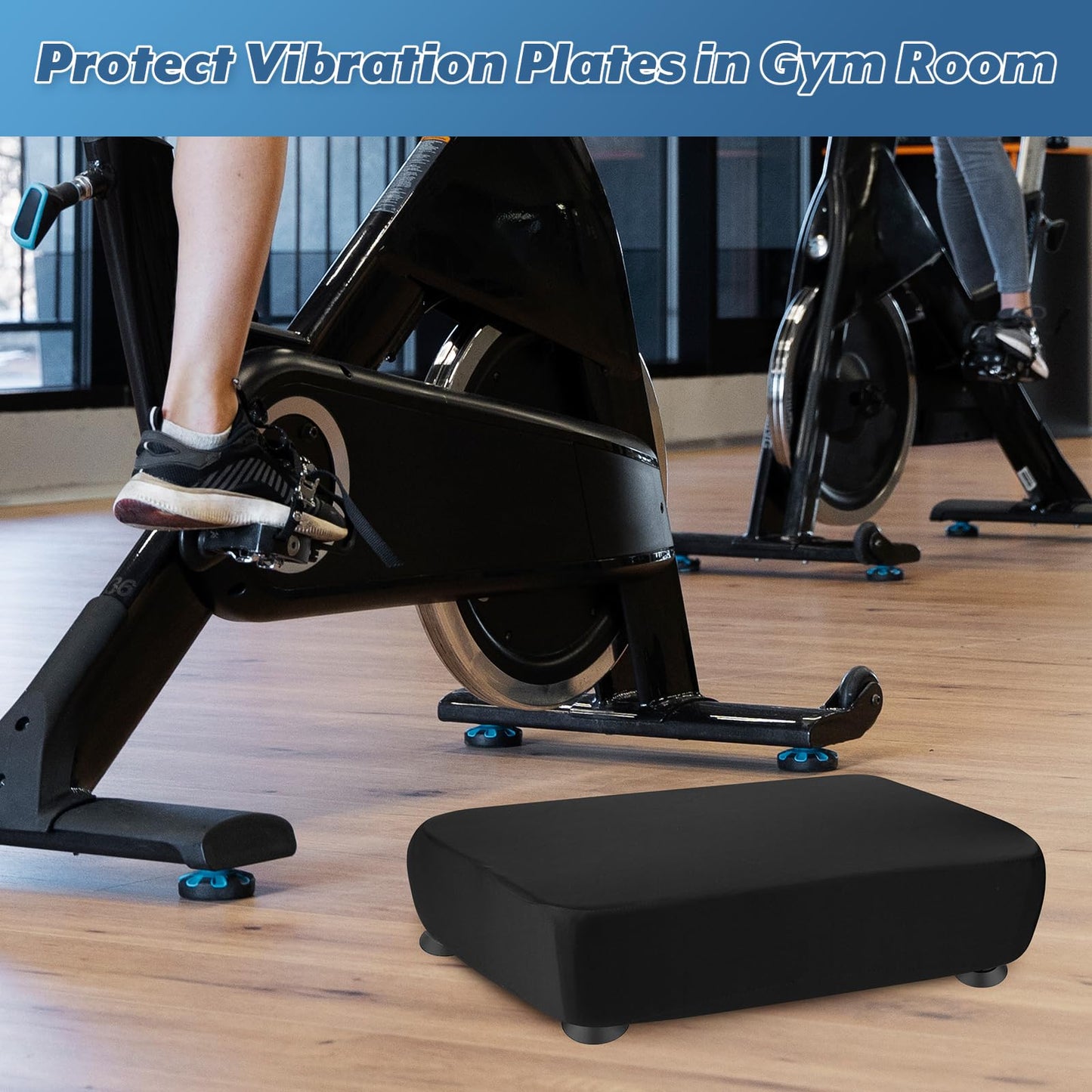 Cosmos Vibration Plate Cover Stretchy Dust Guard Sleeve for Vibration Plate Machine Protector Dust Cover Compatible with Life-pro Body Vibration Plate for Fitness Gym Weight Loss Shaping Home Exercise