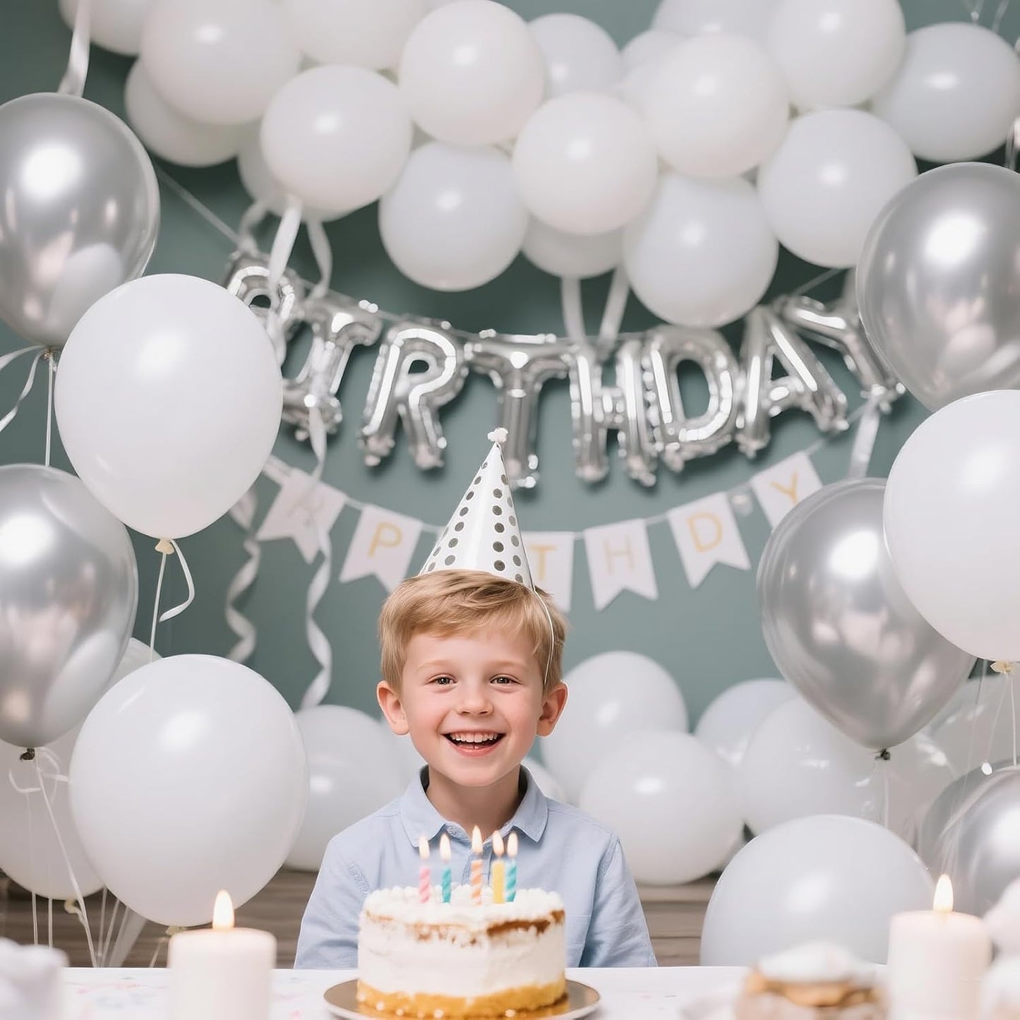 White Latex Balloons by [Brand Name] - 110pcs 12-Inch for Wedding, Engagement & Bridal Shower Decor