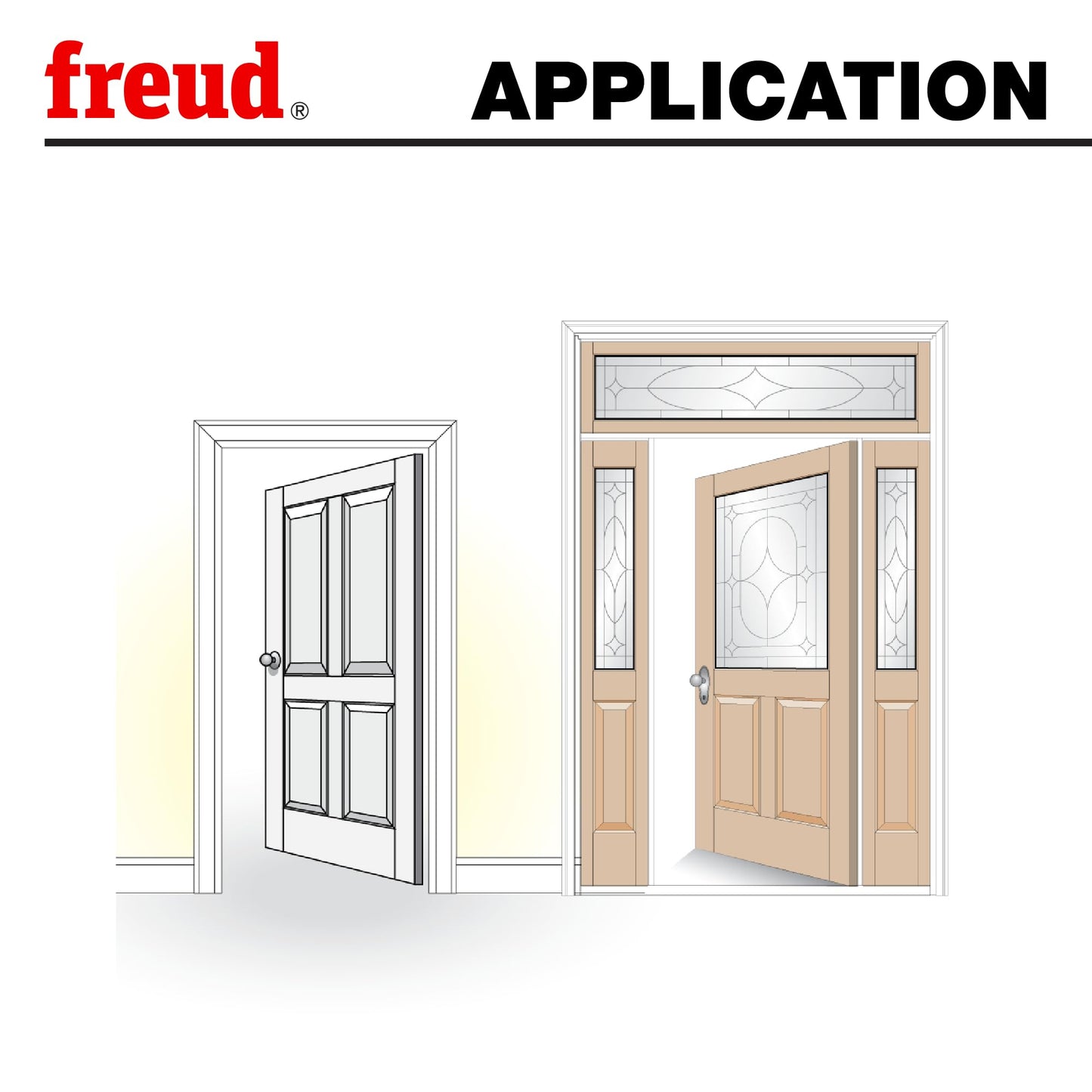 Freud 99-267: 1-7/8" (Dia.) Entry & Interior Door Router Bit System