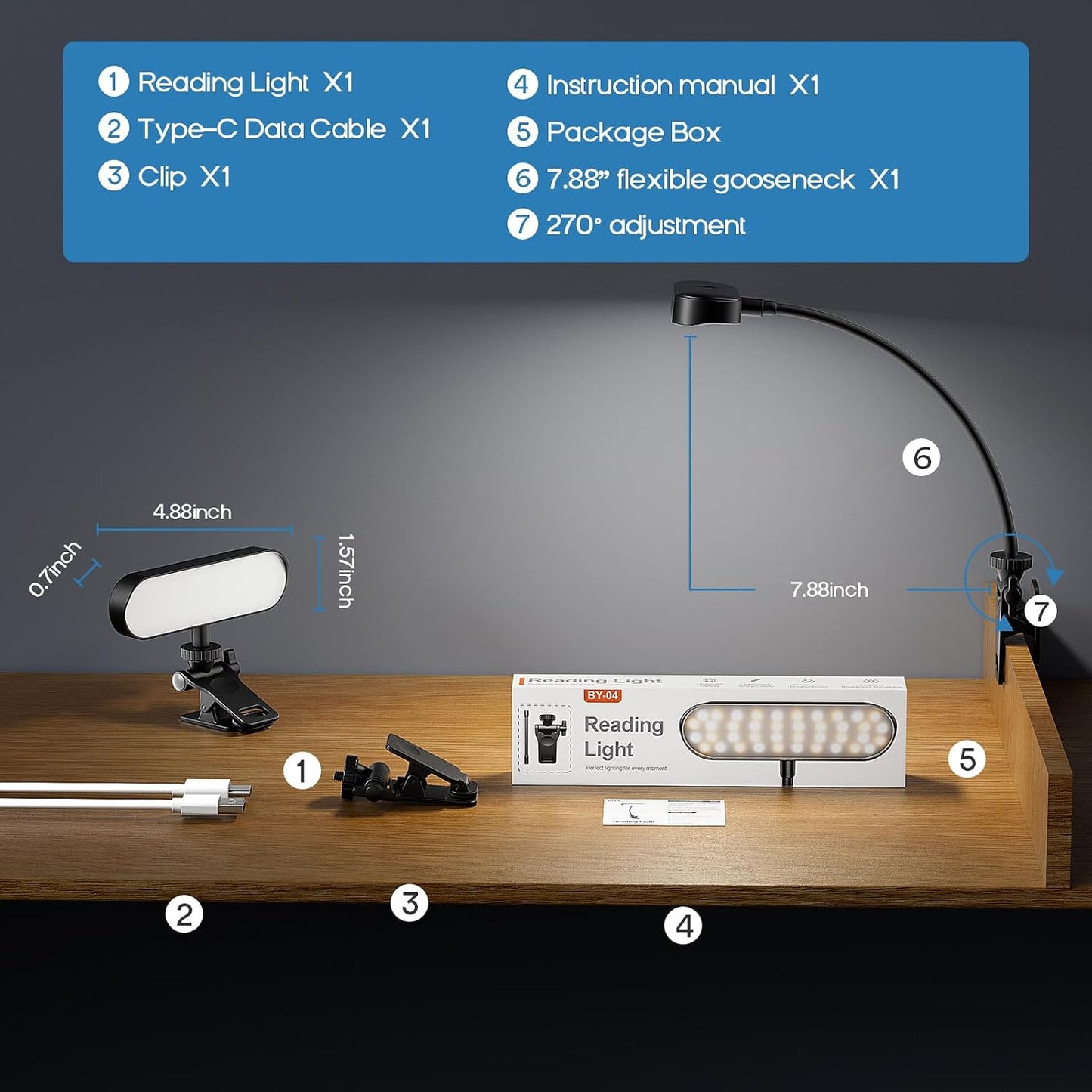 Amcuke 360 Video Conference Lighting,Rechargeable LED Streaming Light, Rotatable Zoom Lighting for Computer,Eye Caring