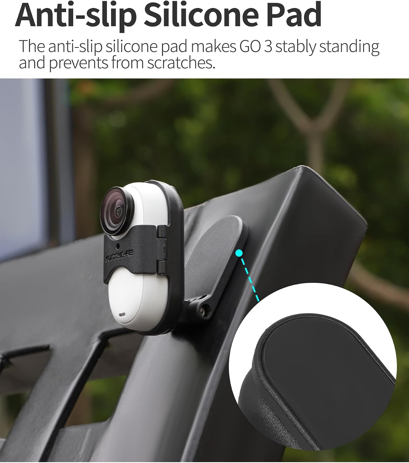 AILENICE Insta360 3S 3 Multifunctional Magnetic Mount for GO / GO Hand Free Neck Mount with Lanyard