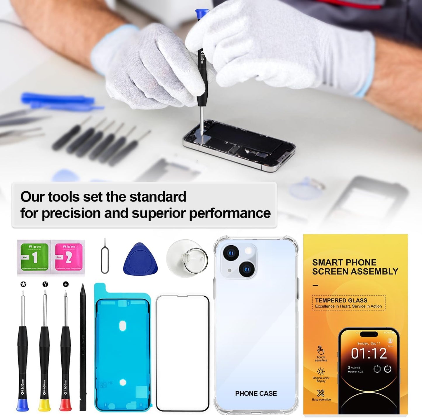 Aujinhaigx 13 6.1 inch, 3D A2482,A2631,A2633,A2634,A2635 for iPhone Screen Replacement Touch LCD Screen Display