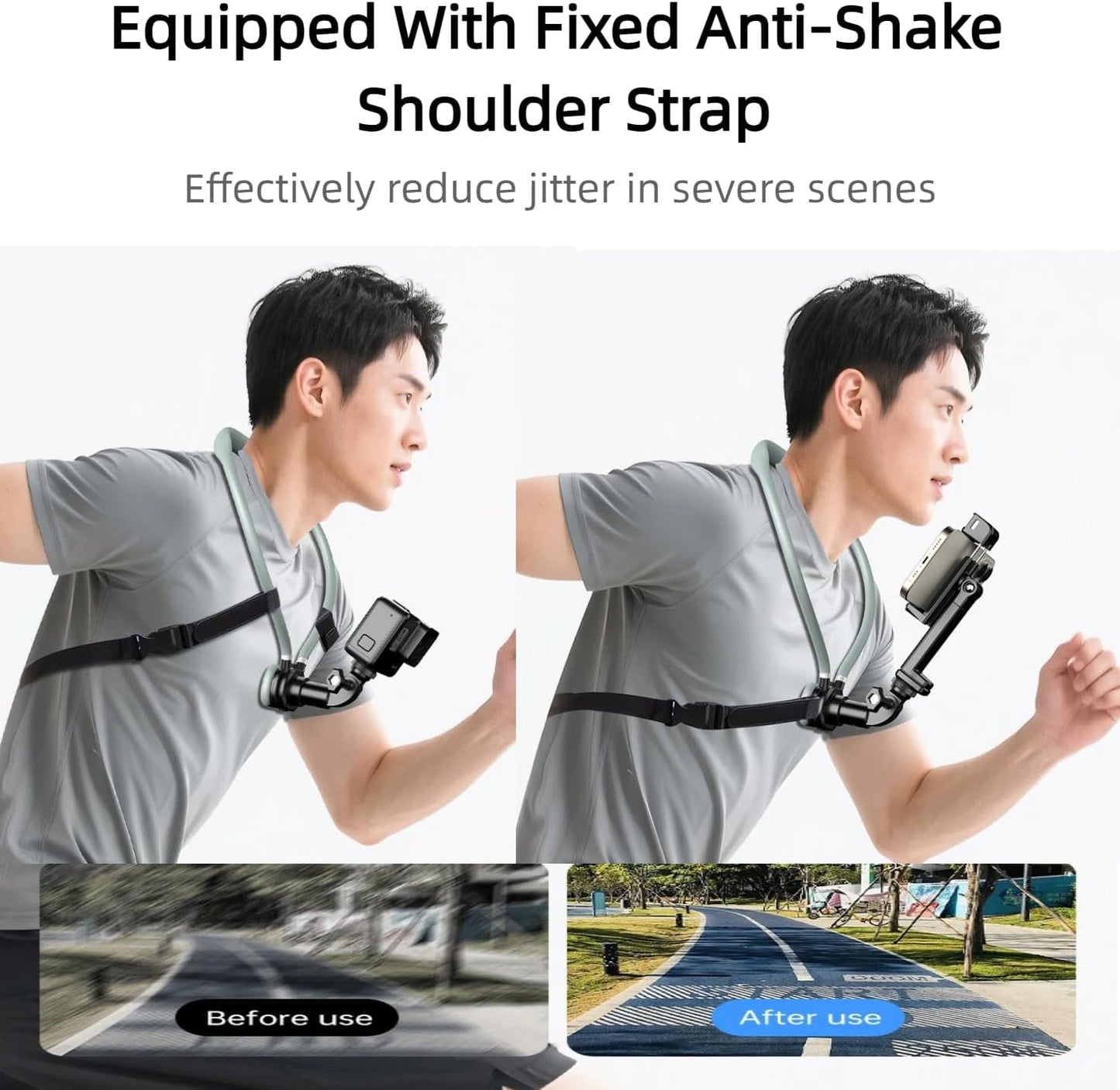Chapter Seven Neck Hanging Phone Holder,Hands Free POV/Vlog Chest Camera Phone Holder for Video Recording,Compatible