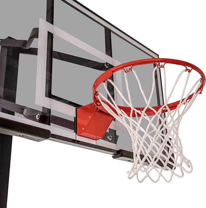 Silverback In-Ground Basketball Hoops, Adjustable Height Tempered Glass Backboard and Pro-Style Flex Rim. - Multiple Styles Available
